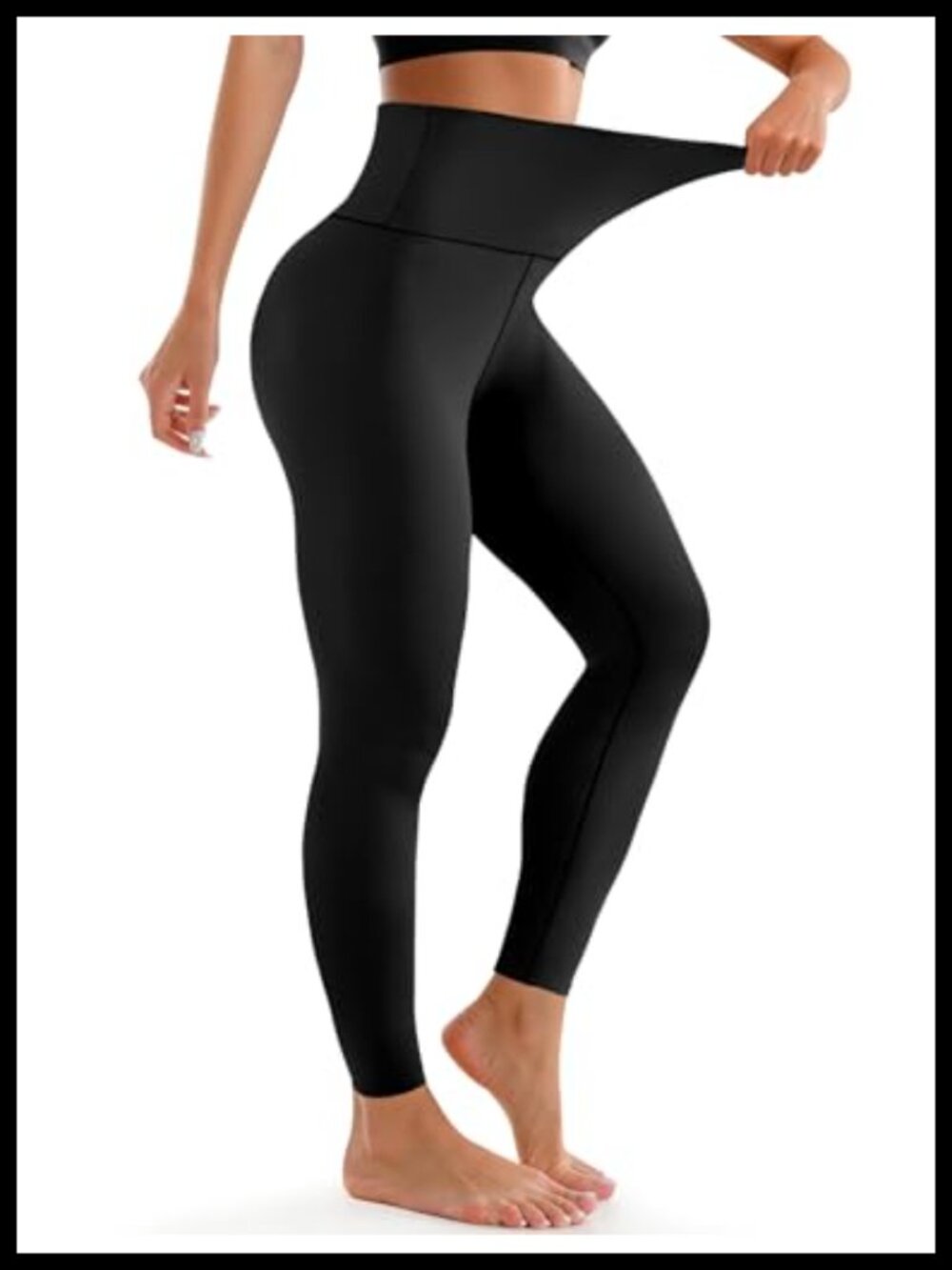 High Waisted Buttery Soft Leggings Full Length 4-Way Stretch Yoga Pants